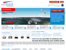 Tablet Screenshot of 24x7track.com
